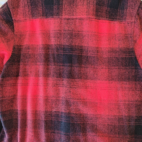 Vintage 80’s red & black chore style coat - Picture 5 of 5